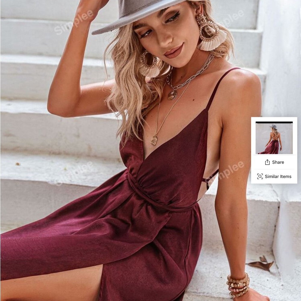 Backless Maxi Dress